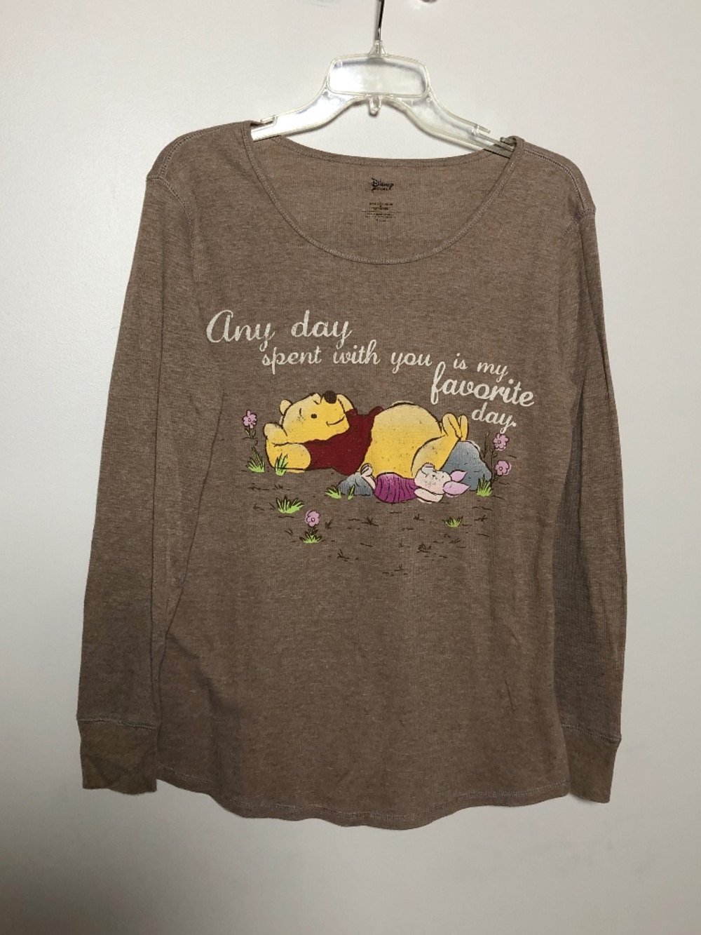 Disney Winnie the Pooh Long sleeve waffle knit thermal